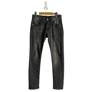 Zara Man Black Slim Tapered Denim Jeans
